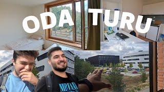 ALMANYA'DA YURT ODA TURU VLOG  Almanya'da Öğrenci Yurdu Nasıl Bulunur? Uni Bremen #studentenwohnheim