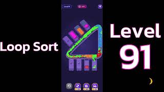 Loop Sort Level 91 🚚🔁 | Satisfying Truck Puzzle Gameplay | Go Answer