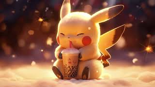 mylivewallpapers com Bubble Tea Pikachu 4K