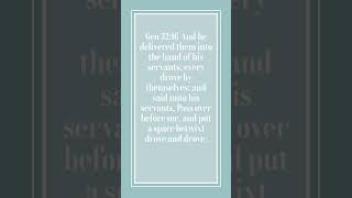 Genesis 32:16 KJV #truth #love #hope #bible #shorts #versebyverse