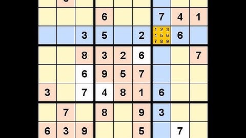 How to Solve Washington Times Sudoku Difficult Apr 14, 2020 - v2