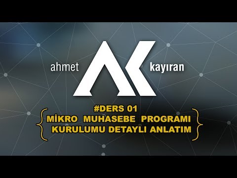 Mikro Muhasebe Programı Kurulumu Nasıl Yapılır Detaylı Anlatım #Ders01 - Mikro Yazılım