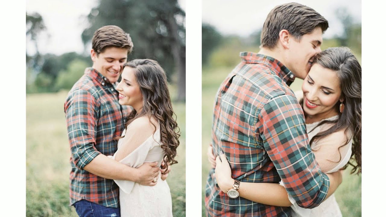 Audrey and Philip :: Film Fall Engagement Session on Texas R