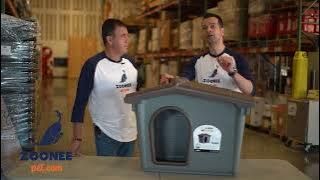 Zoonee Dog House | Eco-Friendly | Made of 100% Recycled Plastic | Available at ZooneePet.com