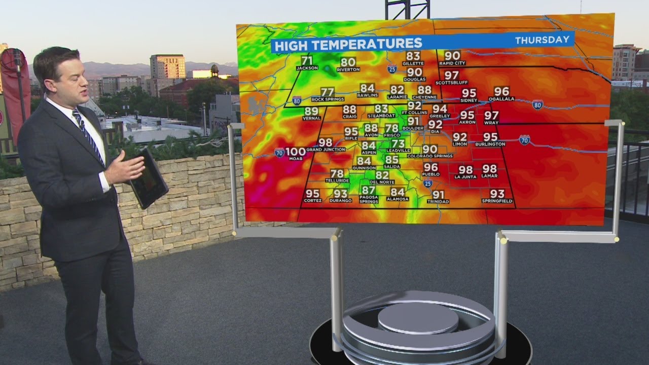 Up And Down Temperatures This Week - YouTube