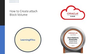 #Oraclecloud #OCI #Howto | How to attach Block volume to instance