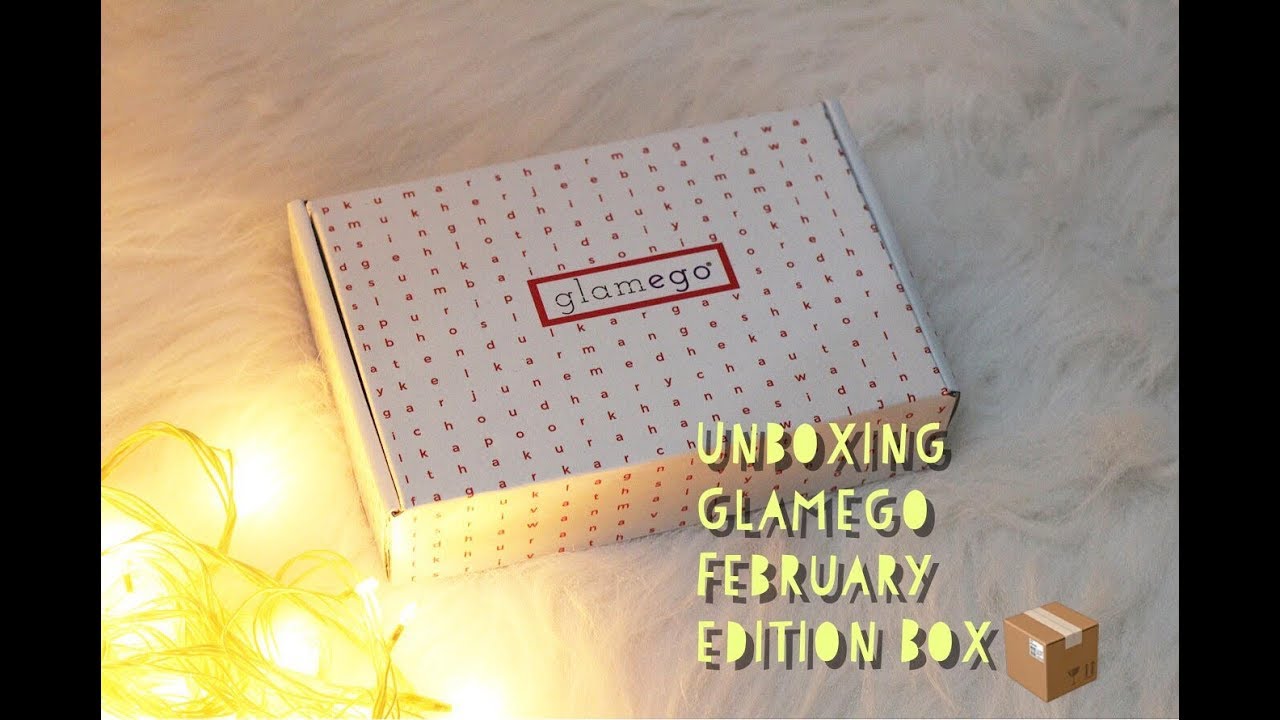 UNBOXING GLAMEGO FEBRUARY EDITION BOX | DRAMATIC CHAOS