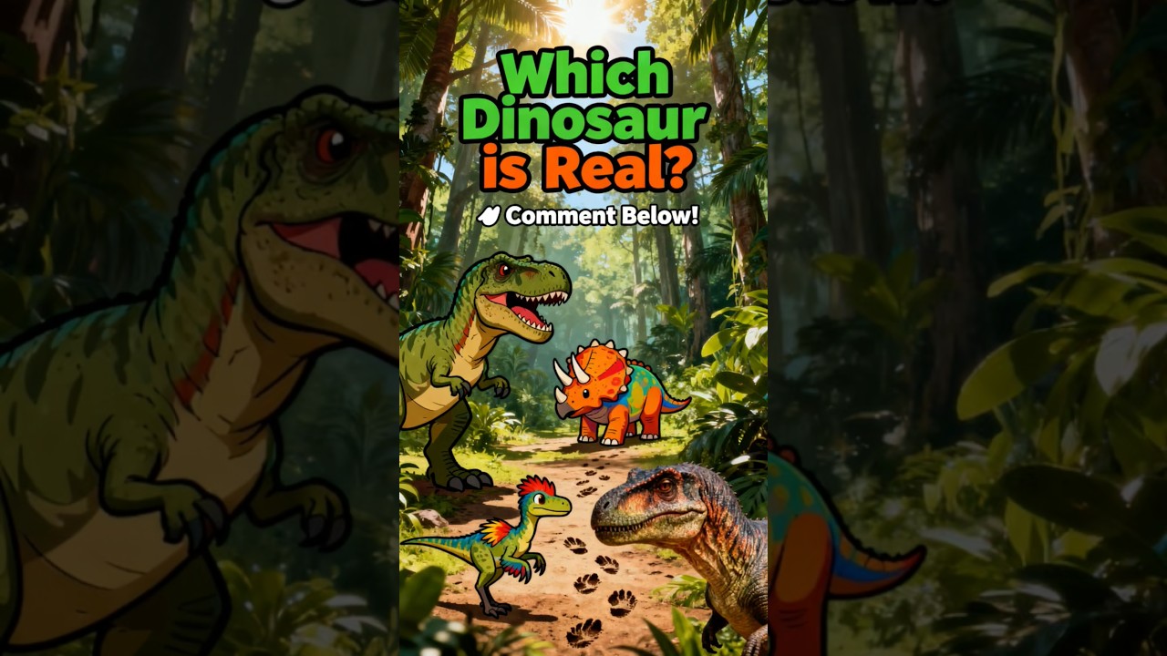 Which Dinosaur is Real? 🦖 | FunQuest | 