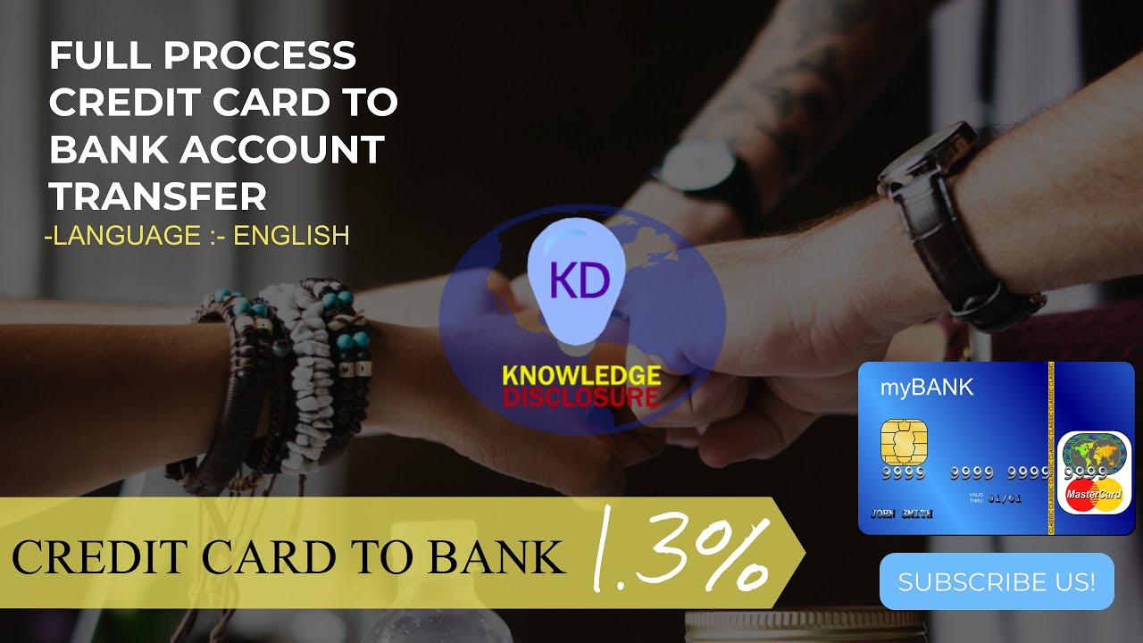 How To Transfer Money From Credit Card To Bank Account New Method in