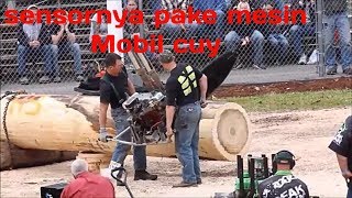 SENSOR SUPER BESAR LOMBA MEMOTONG KAYU