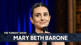 Mary Beth Barone Stand-Up: Oppenheimer, Straight Men | The Tonight Show Starring Jimmy Fallon