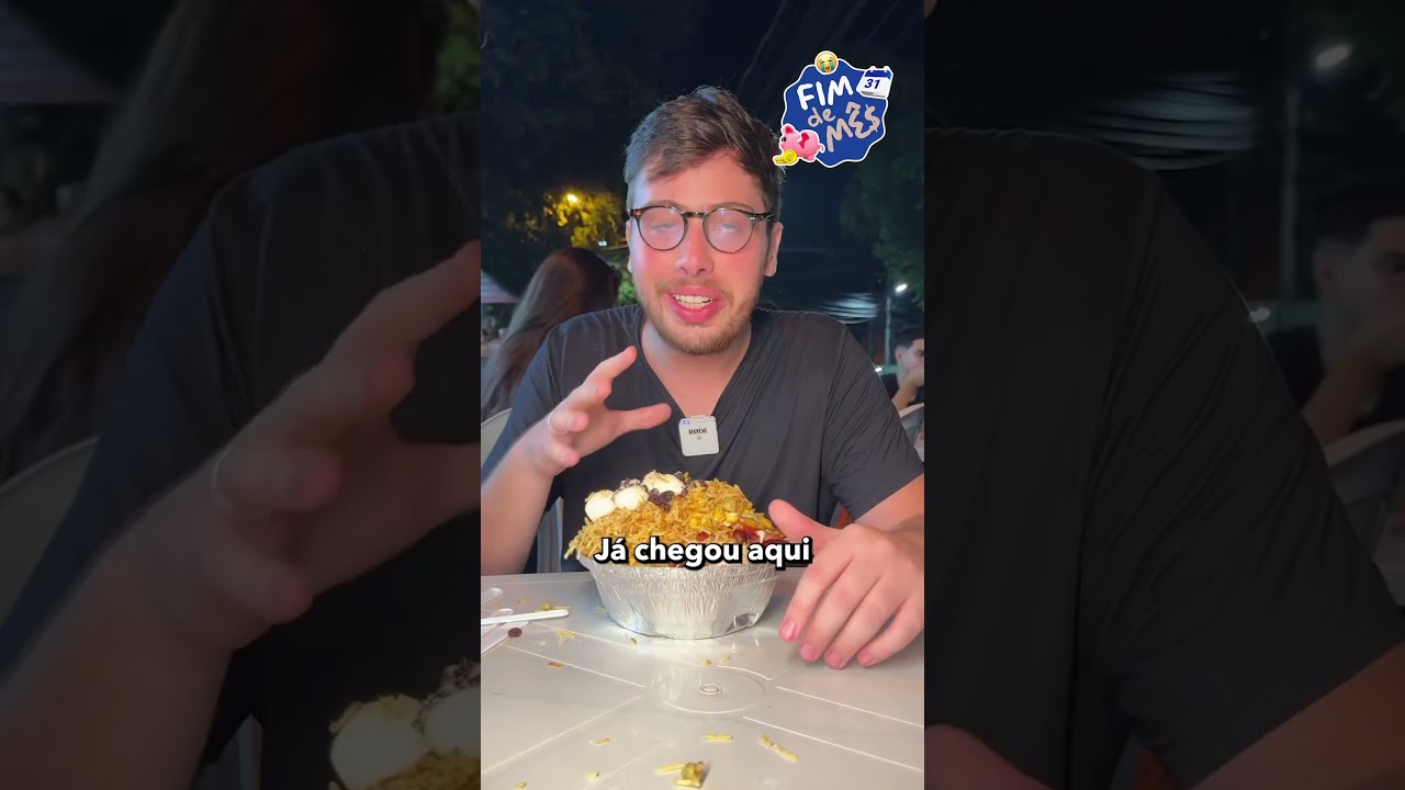 Comendo em uma das comidas mais viralizadas do Brasil #comidaderua #fimdemes