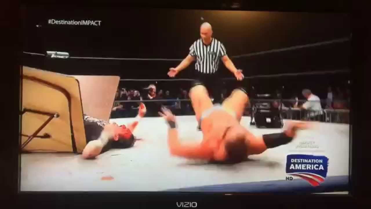 Tommy Dreamer Suplexes Eric Young into Table on TNA Impact