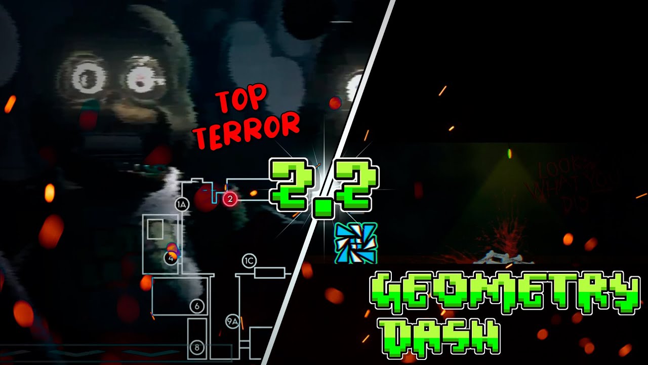 TOP NIVELES PLATAFORMA DE TERROR EN GEOMETRY DASH 2.2 - YouTube