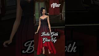 🪦Bella Goth Glow Up🪦 #thesims4 #sims #fashion #glowup #shorts #foryou #gothic #like #share #gaming