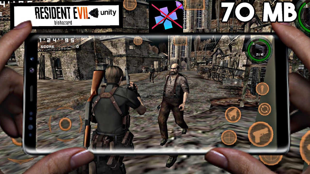 Resident Evil 4 Biohazard On Android 70 Mb Only No Need Damon Ps2 Emulator Hindi Youtube