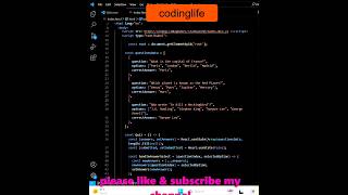 quiz app and push github #trending #coding #youtubeshorts