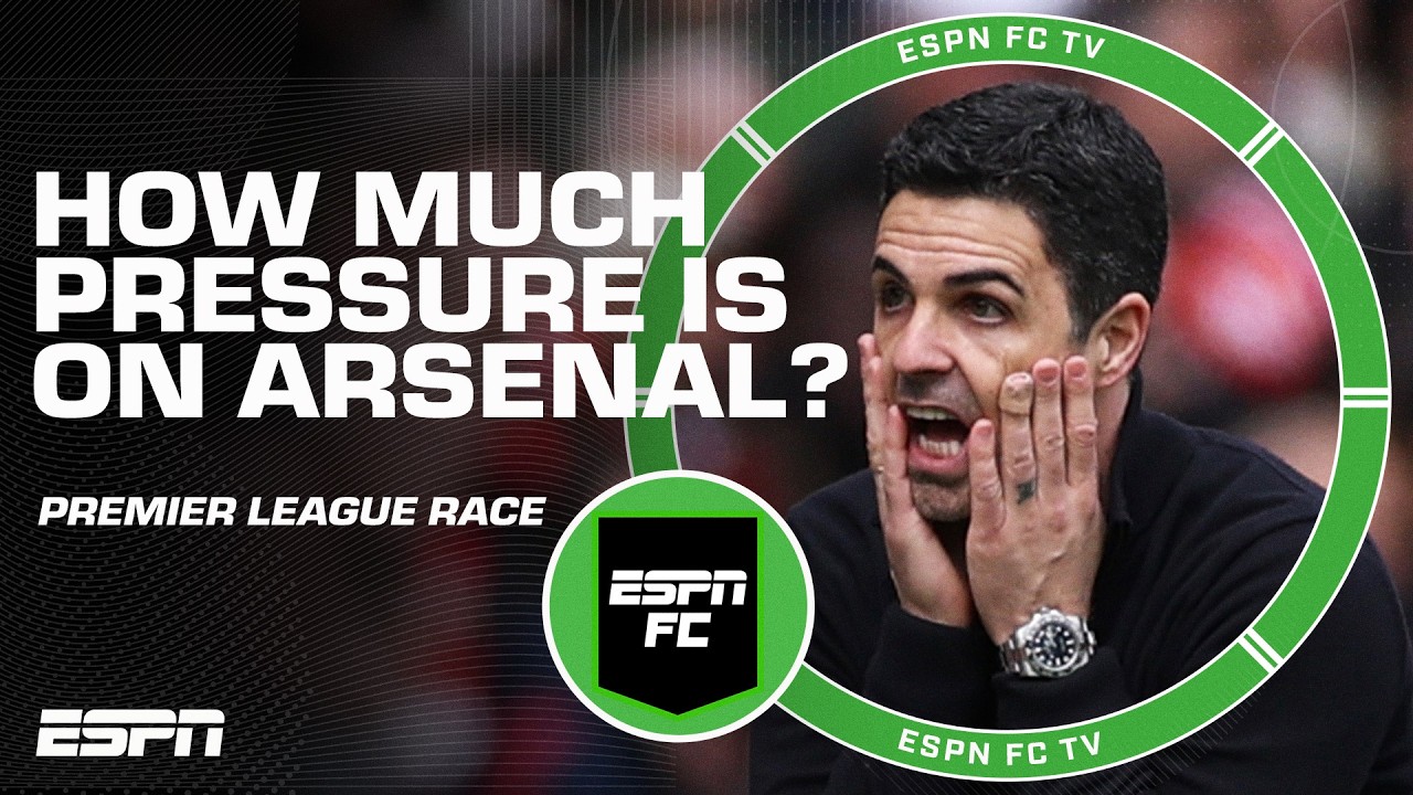 Steve Nicol says pressure in the EPL title race is ’100% on the shoulders of Arsenal' 👀 | ESPN FC