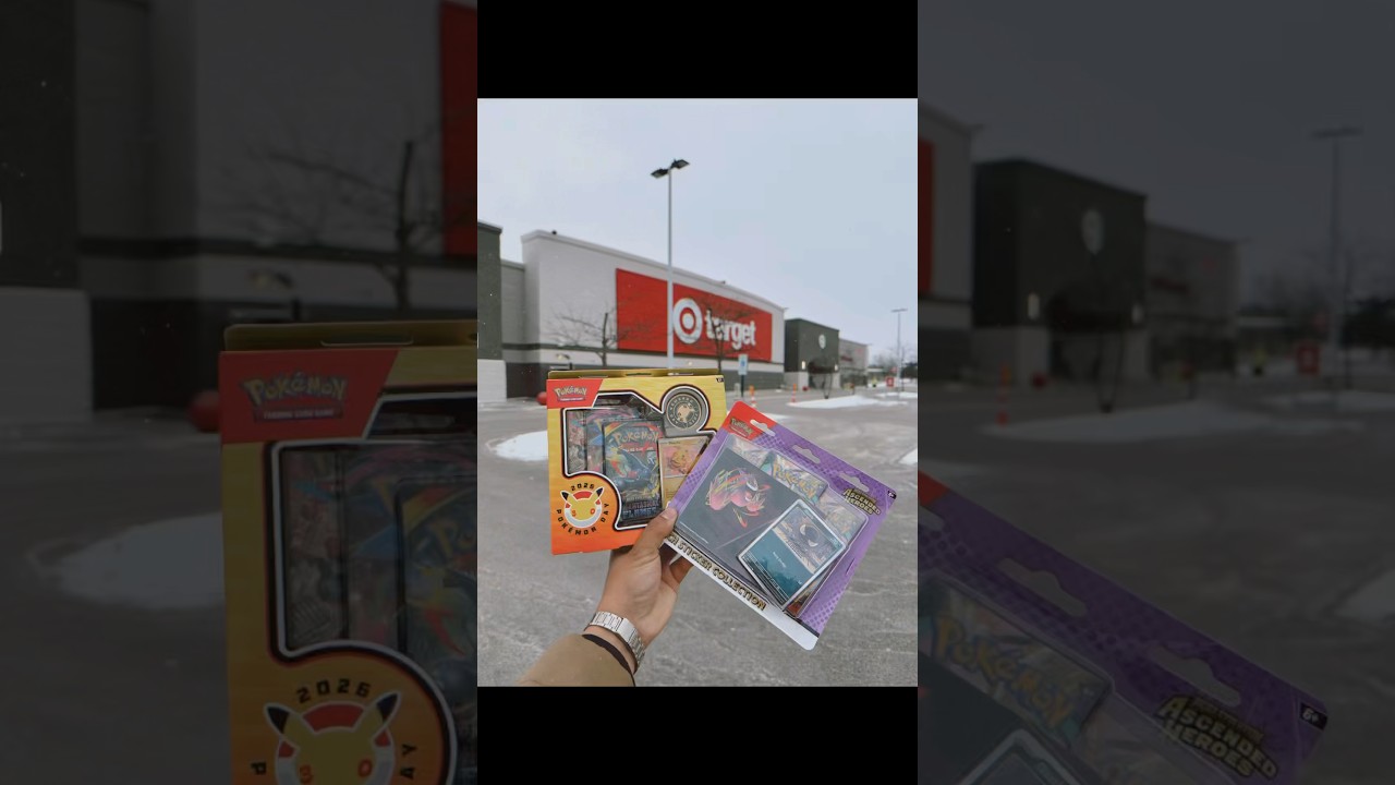 Я нашел новый набор из 3 блистеров с покемонами Ascended Heroes 