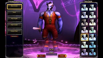 Mists of Pandaria Beta - Character Creation - Draenei