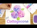 Cottagecore Inspired DIYs! Flowers, Watercolour, Dollhouses, ASMR