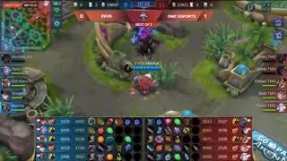 EVOS ESPORTS VS ONIC ESPORT MATCH 2 MPL ID SEASON 2 2018 EVOS DI BANTAI HABIS HABISAN