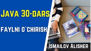 Java Dasturlash 30-online dars (faylni o`chirish)