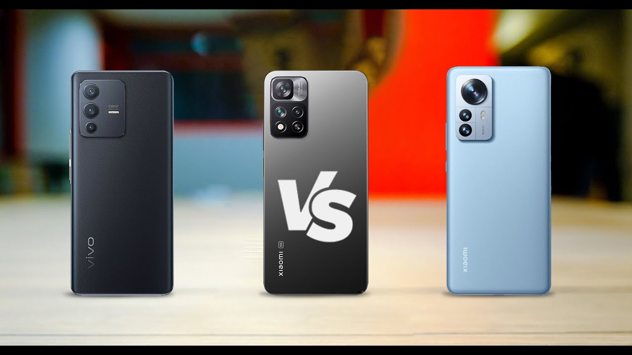 Vivo V23 Pro vs Xiaomi 11i HyperCharge vs Xiaomi 12 Pro