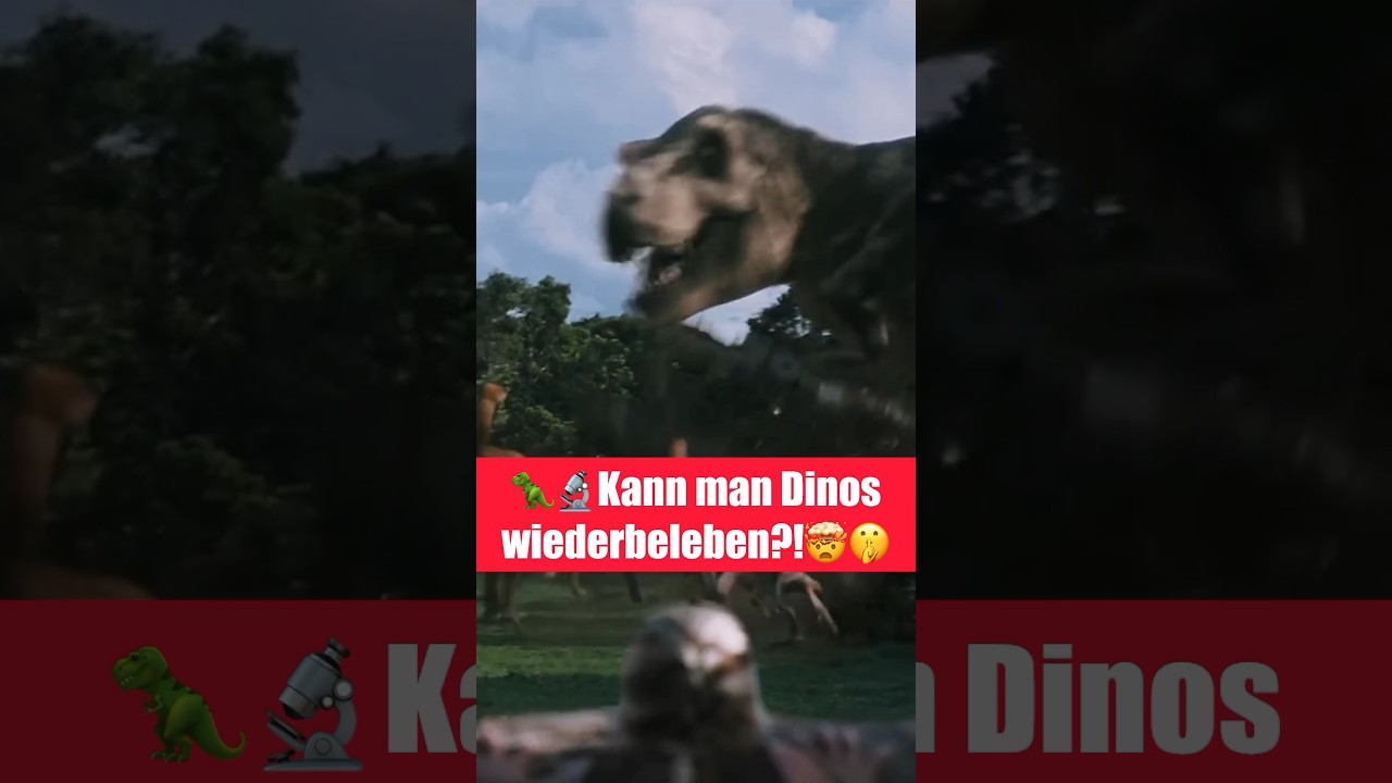 Könnte man HEUTE Dinos wiederbeleben?🦖🤫 