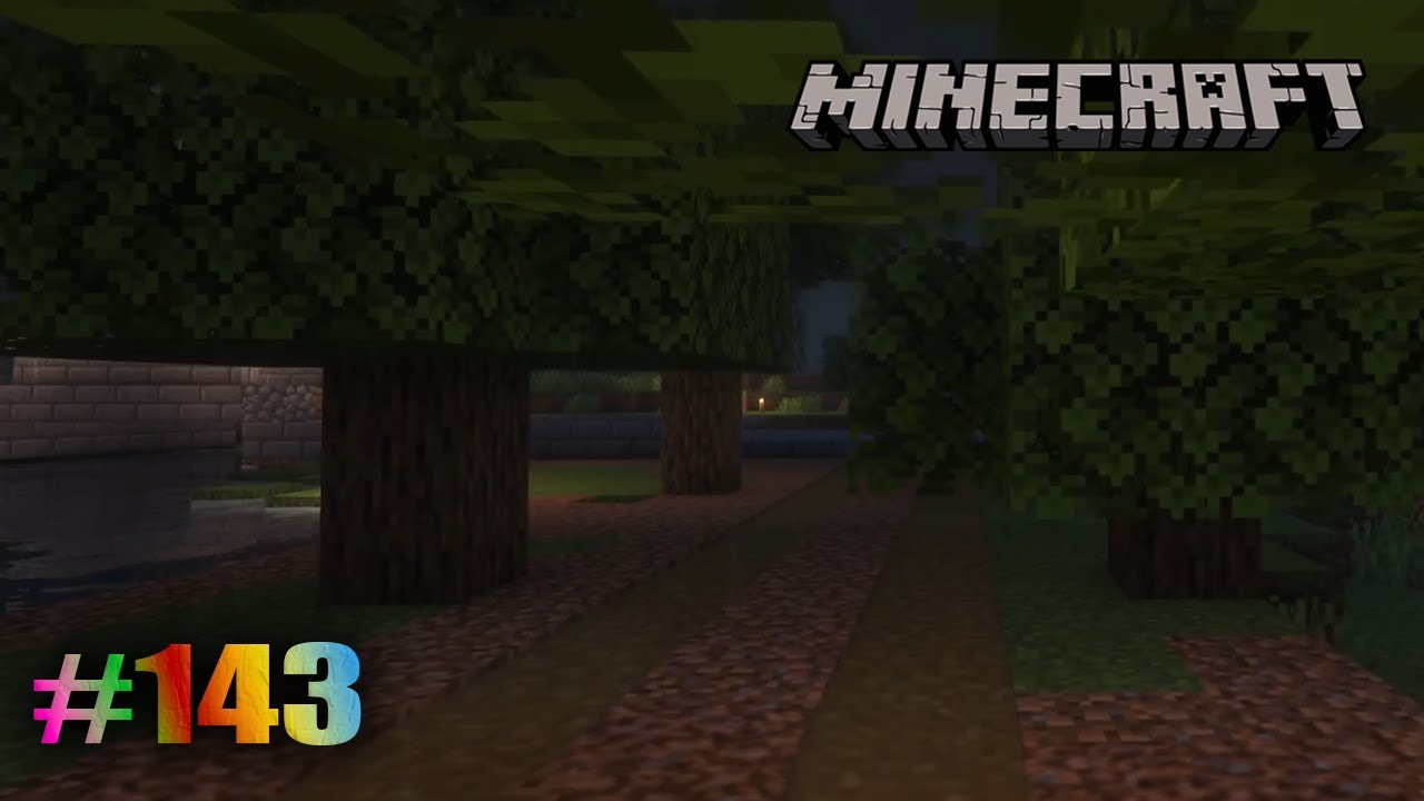 Eine kleine Allee am Seeufer | Minecraft || Gameplay Deutsch Let's Play