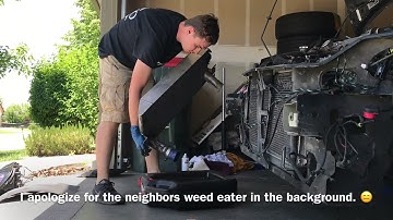 How to remove / install / drain  dodge neon srt4 intercooler