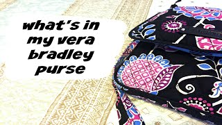 What's in my Vera Bradley Mini Hipster Purse