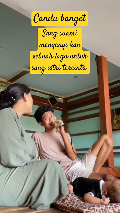 Bila aku harus mencintai dan berbagi hati itu hanya dengan mu,,terharu suami nyanyi di depan istri