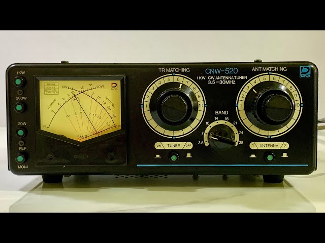☀️Daiwa CNW-520 HF Tuner 1kW☀️ - YouTube