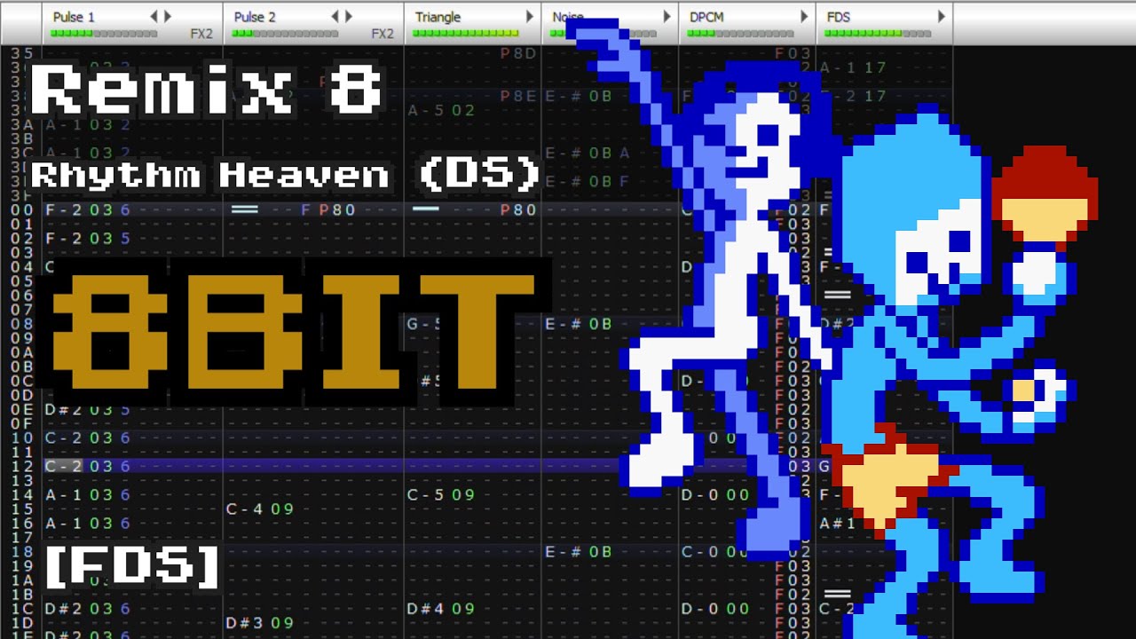 【8-bit】 Remix 8 - Rhythm Heaven (DS) [Famitracker FDS]