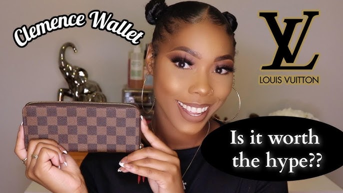 Trick & Treat Yourself - WALLET DUPE ALERT .  has a CLOSE dupe for  the Louis Vuitton ZIPPY WALLET in Damier Ebene and Damier Azur! There are  tons of reviews for