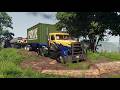 Cars vs Speed Bumps #26 - Logs on the road | BeamNG Drive | Truck &Too