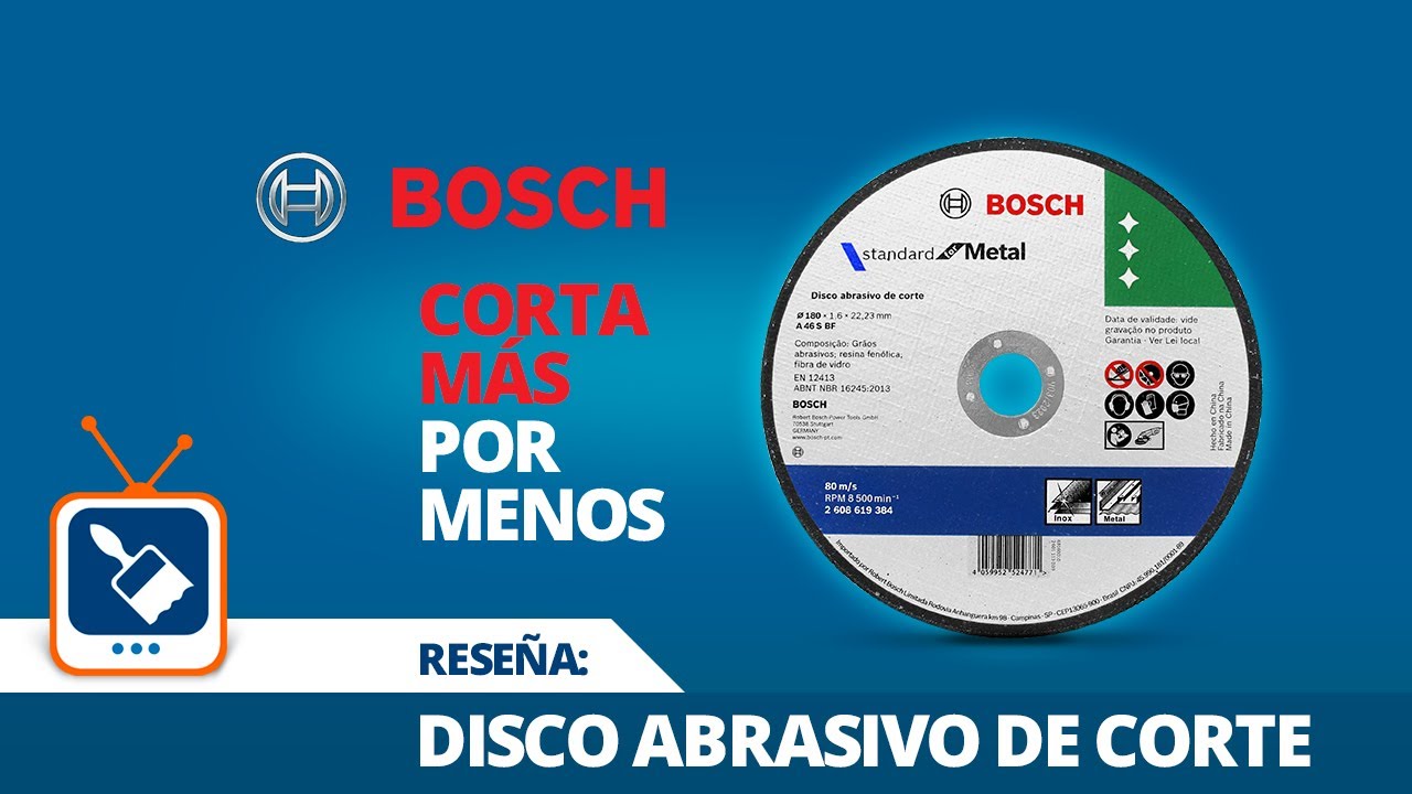 Reseña: Disco Abrasivo for Metal BOSCH - YouTube