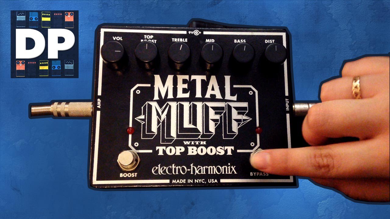 EHX Metal Muff Top Boost Distortion Pedal demo en Español - YouTube