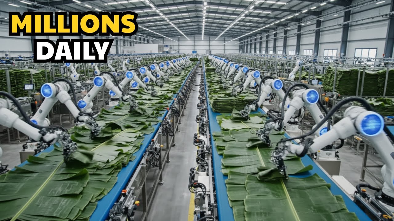 This Is NOT Fertilizer — Inside a Massive Banana Leaf Processing Factory