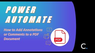 How to Create PDF Annotations, Comments in Power Automate