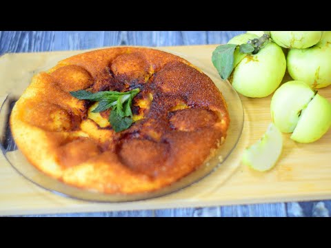 Бисквитный пирог с Яблоками на Сковороде - Вкуснее чем из духовки, тает во рту