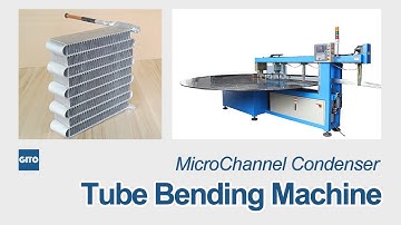 MicroChannel Condenser Serpentine Tube Bending Machine
