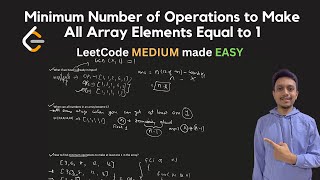 2654. Minimum Number of Operations to Make All Array Elements Equal to 1 | LeetCode Weekly 342