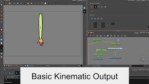 Basic Kinematic Output in Toonboom Harmony