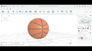 How to design a basketball in selfcad