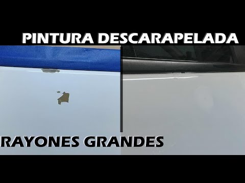 Como repara Pintura descarapelada y Rayones grandes en el auto (2 variantes)