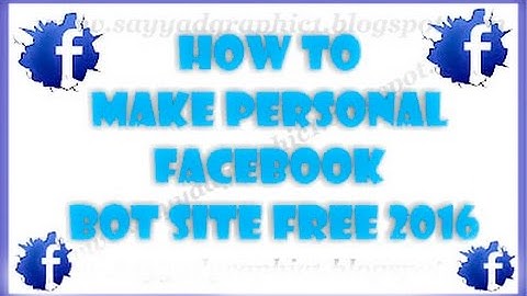 How To Make Facebook Bot Site Urdu/Hindi Tutorial