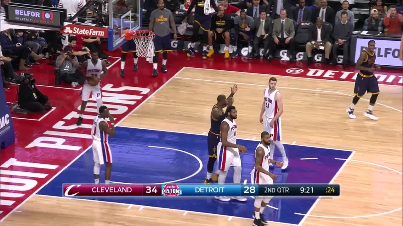 Quarter 2 One Box Video Pistons Vs. Cavaliers, 3/9/2017 120000 AM