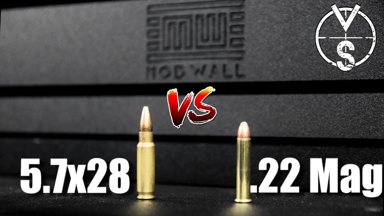 5.7x28mm VS .22 Magnum - YouTube.